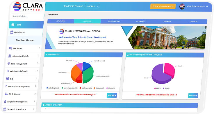 clara dashboard